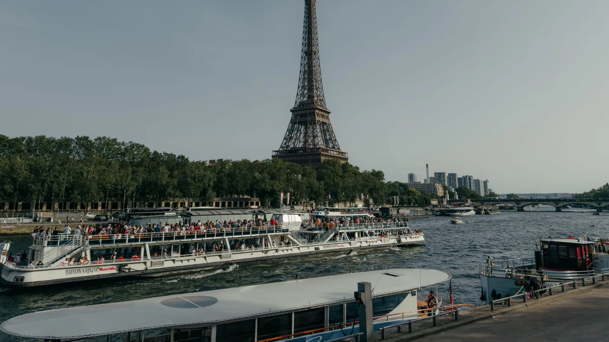 Travel scene in France, illustrating business travel france data plan