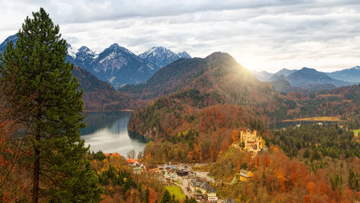 Travel scene in Germany, illustrating business travel Germany