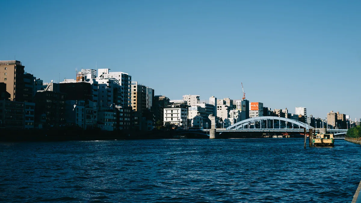 Travel scene in Japan, illustrating business travel Japan