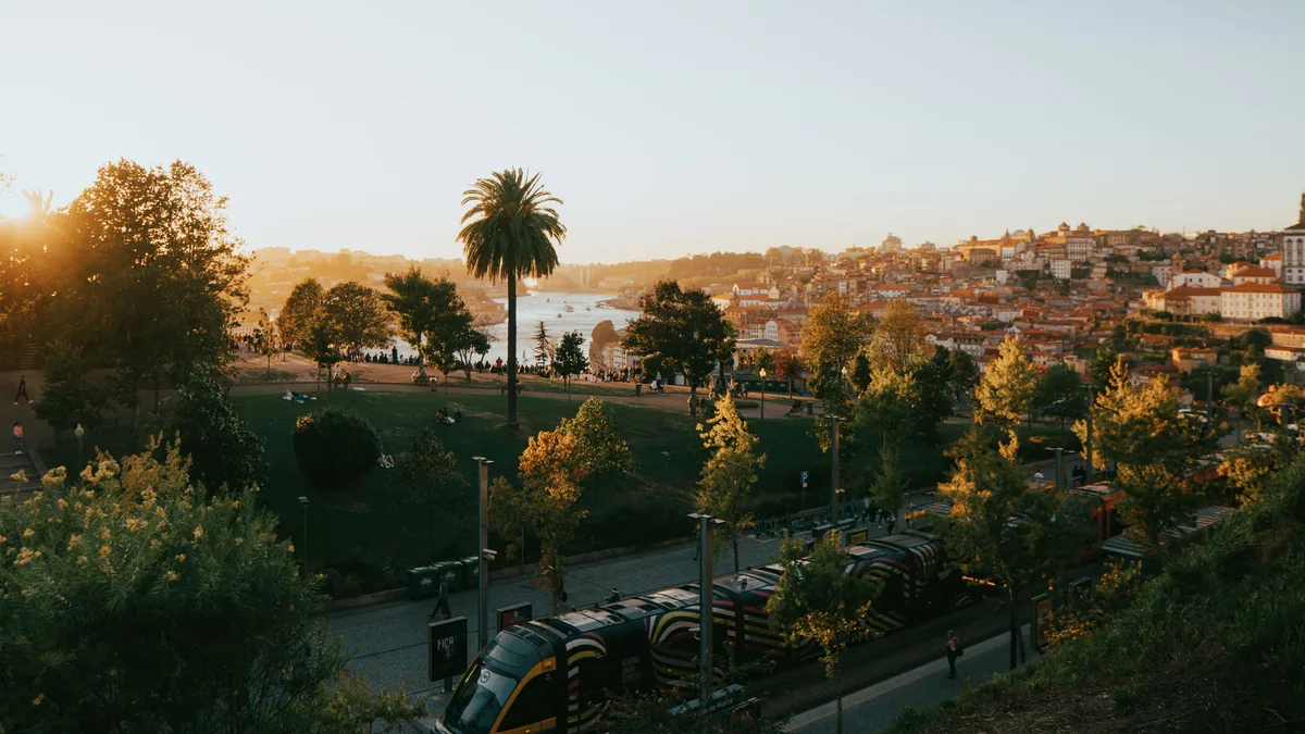 Travel scene in Porto, illustrating coworking porto wifi