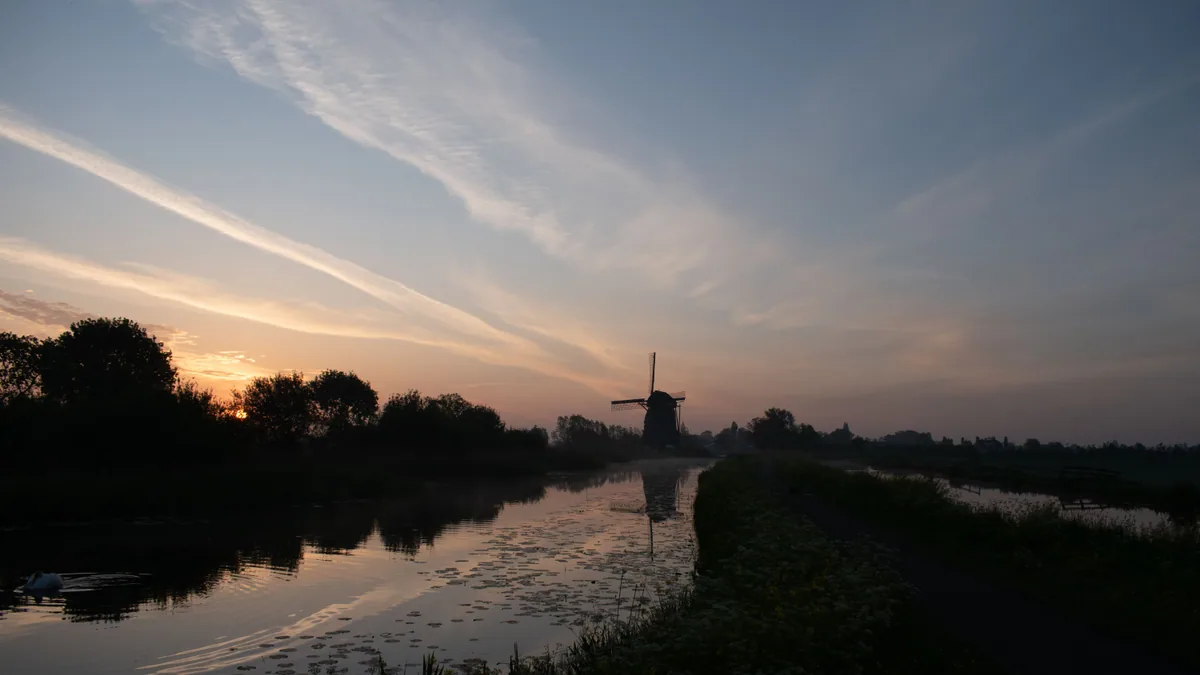 Travel scene in Netherlands, illustrating eSIM Netherlands
