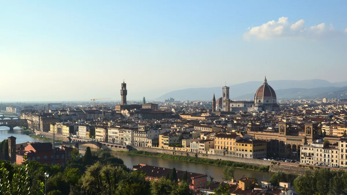 Travel scene in Italy, illustrating Italy packing list