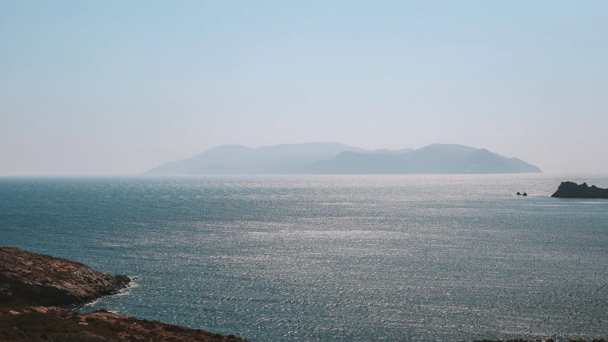 Travel scene in Greece, illustrating luxury travel greece esim