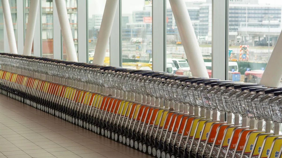 Arrivals at Schiphol where the best eSIM Netherlands plan connects automatically on landing